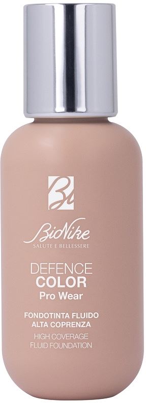 DEFENCE COLOR PRO WEAR FONDOTINTA FLUIDO ALTA COPRENZA N4 BEIGE 50 ML - Farmaunclick.it