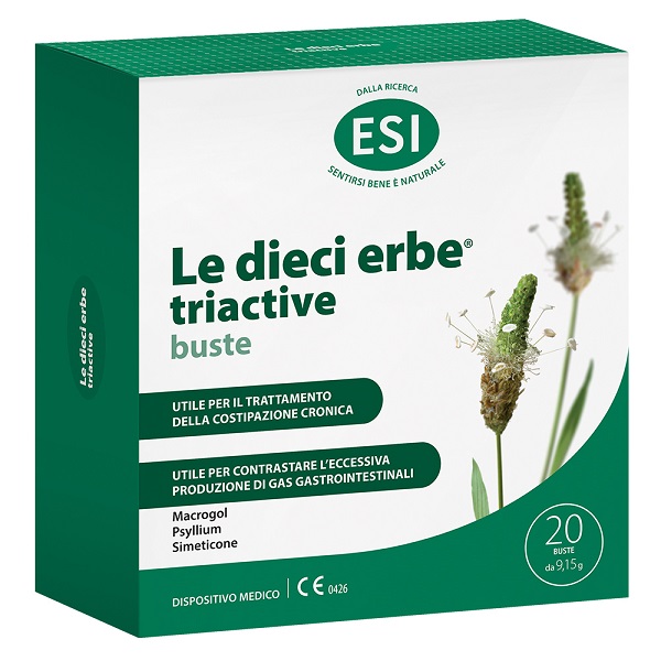 ESI LE DIECI ERBE TRIACTIVE 20 BUSTINE - Farmaunclick.it