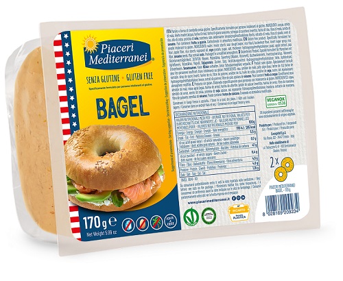 PIACERI MEDITERRANEI BAGEL 170 G - Farmaunclick.it