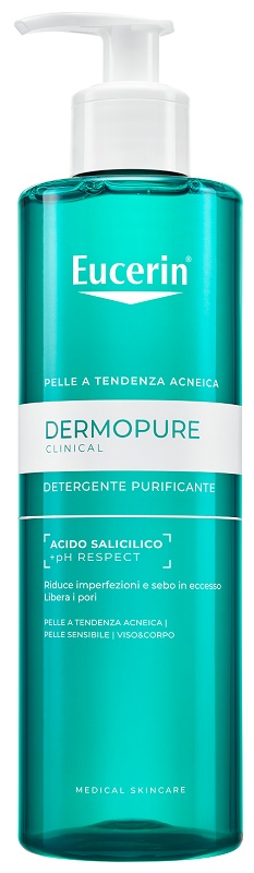 EUCERIN DERMOPURE CLINICAL DETERGENTE PURIFICANTE 400 ML - Farmaunclick.it