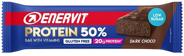 ENERVIT SPORT PROTEIN BAR 50% DARK 40 G - Farmaunclick.it