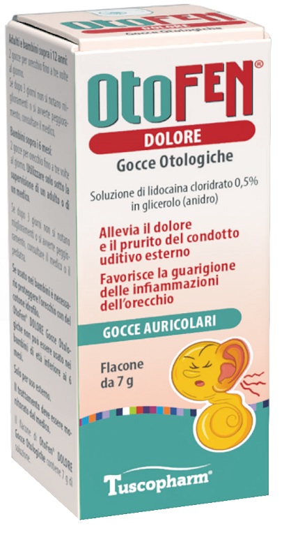 GOCCE OTOLOGICHE OTOFEN DOLORE 7 G - Farmaunclick.it