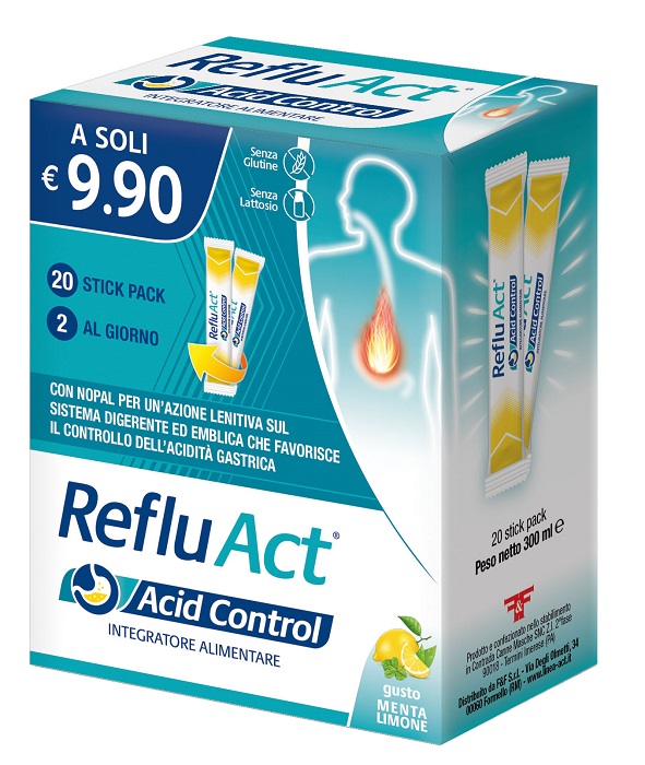 REFLU ACT ACID CONTROL 20 STICK - Farmaunclick.it
