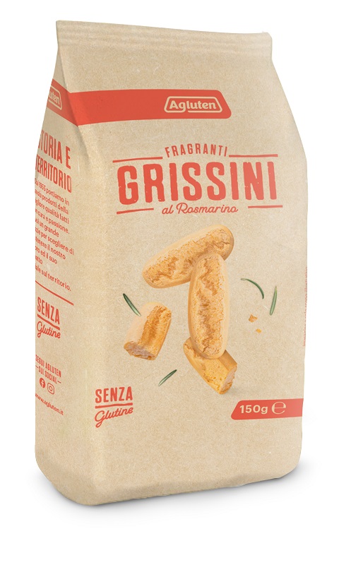 AGLUTEN GRISSINI AL ROSMARINO 150 G - Farmaunclick.it