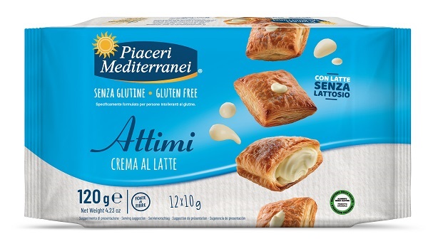PIACERI MEDITERRANEI ATTIMI CREMA AL LATTE 12 PEZZI DA 10 G - Farmaunclick.it