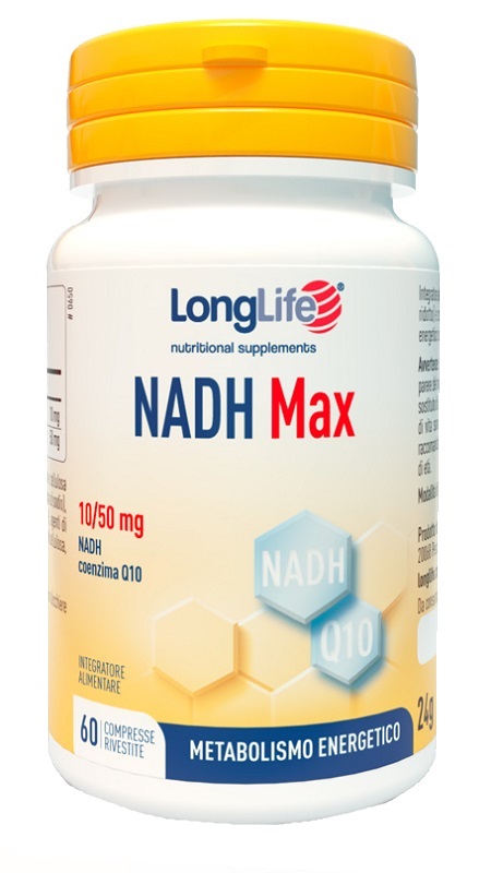 LONGLIFE NADH MAX 60 COMPRESSE RIVESTITE - Farmaunclick.it