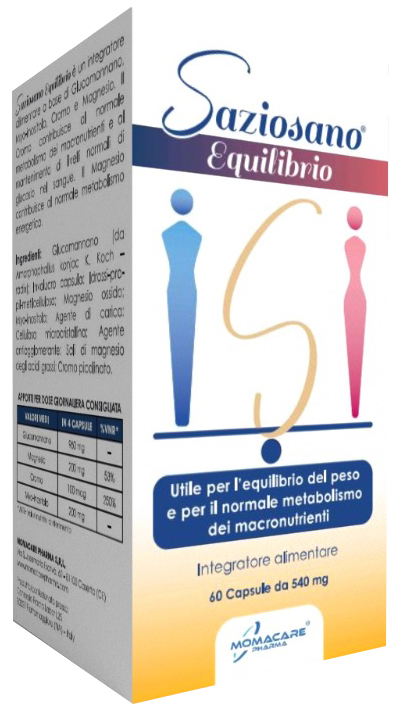 SAZIOSANO EQUILIBRIO 60 CAPSULE DA 540 MG - Farmaunclick.it
