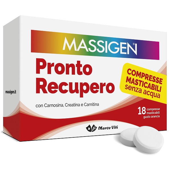 MASSIGEN PRONTO RECUPERO 18 COMPRESSE MASTICABILI - Farmaunclick.it