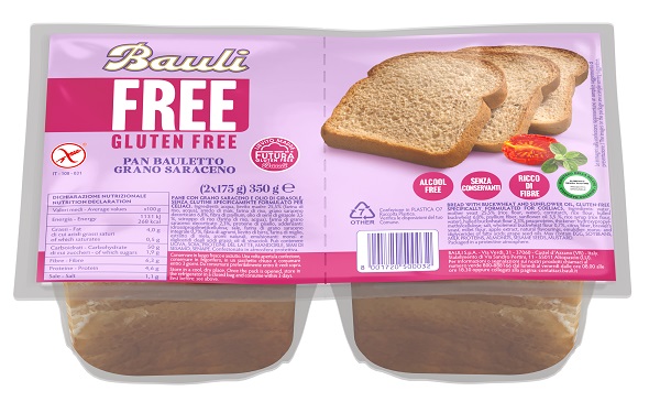 BAULI FREE PAN BAULETTO GRANO SARACENO 350 G - Farmaunclick.it