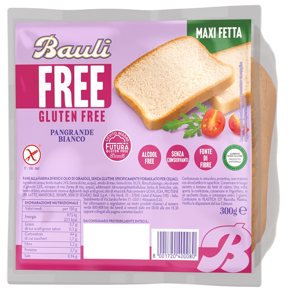 BAULI FREE PANGRANDE BIANCO 300 G - Farmaunclick.it