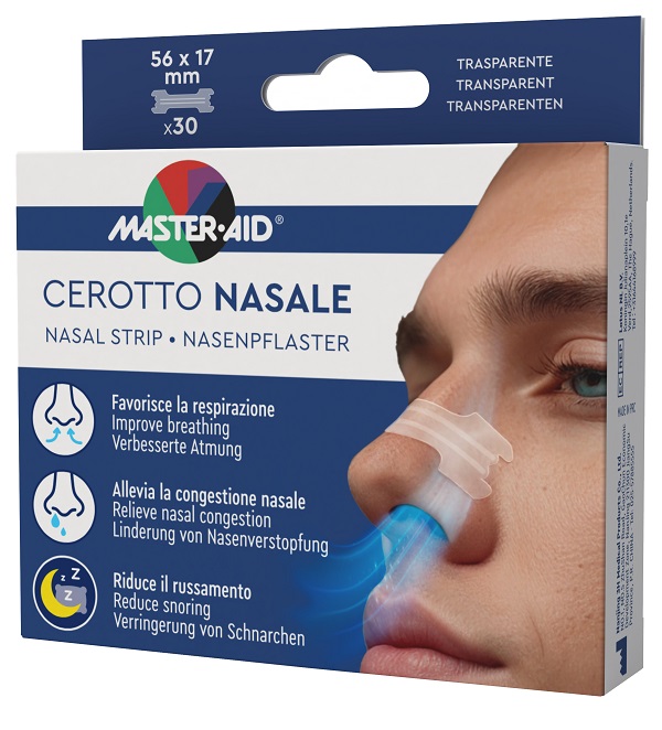 CEROTTO NASALE MASTER-AID 56X17MM 30 PEZZI - Farmaunclick.it