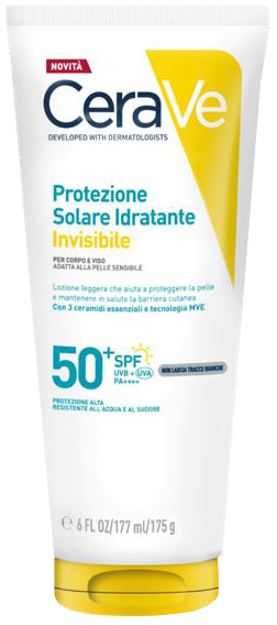 CERAVE PROTEZIONE SOLARE IDRATANTE INVISIBILE SPF50+ 177 ML - Farmaunclick.it