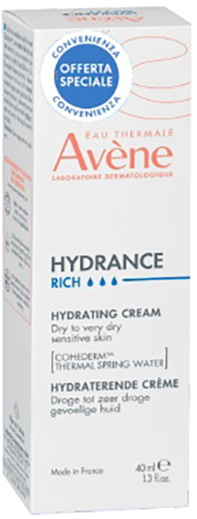 AVENE HYDRANCE CREMA RICCA 40 ML PREZZO SPECIALE 2026 - Farmaunclick.it