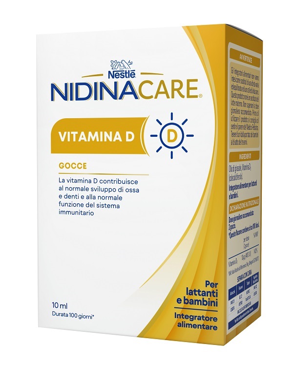 NIDINACARE VITAMINA D 10 ML - Farmaunclick.it