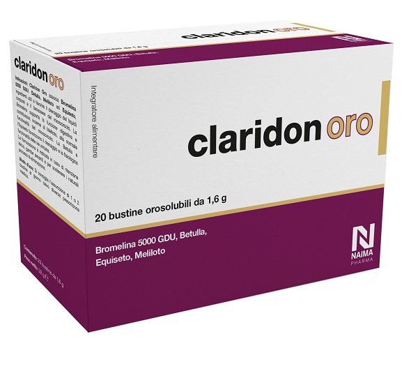 CLARIDON ORO 20 BUSTINE OROSOLUBILI DA 1,6 G - Farmaunclick.it