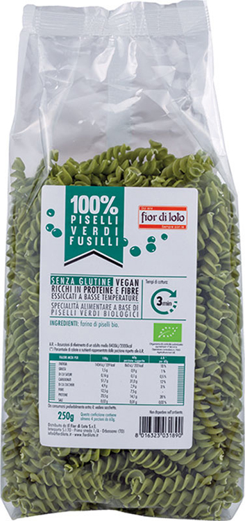 FUSILLI DI PISELLI BIO 250 G - Farmaunclick.it