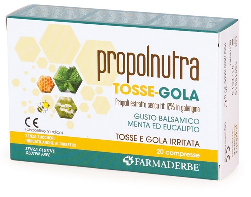 PROPOLNUTRA TOSSE-GOLA 20 COMPRESSE - Farmaunclick.it