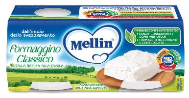 MELLIN BABY FORMAGGINO CLASSICO 4 X 80 G - Farmaunclick.it