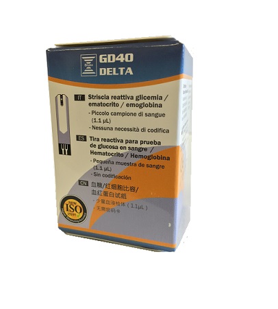 STRISCE MISURAZIONE GLICEMIA BRUNO GD40 DELTA 25 PEZZI - Farmaunclick.it