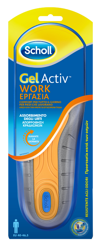 SCHOLL GEL ACTIV WORK UOMO - Farmaunclick.it