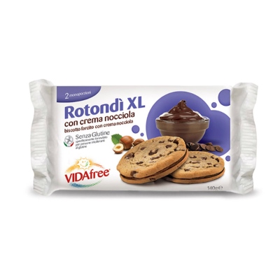 VIDAFREE ROTONDI CREMA NOCCIOLA 140 G - Farmaunclick.it