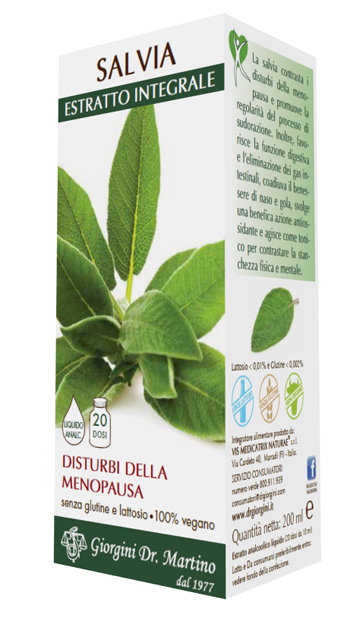 SALVIA ESTRATTO INTEGRALE 200 ML - Farmaunclick.it