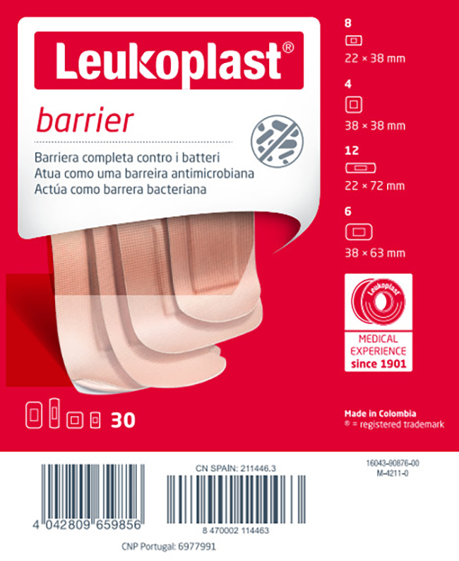 LEUKOPLAST BARRIER 30 PEZZI ASSORTITI - Farmaunclick.it