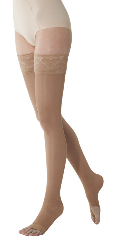 MARILYN 140 PUNTA APERTA CALZA AUTOREGGENTE CAMEL 3-ML - Farmaunclick.it