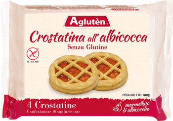 AGLUTEN CROSTATINA ALL'ALBICOCCA 180 G - Farmaunclick.it