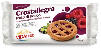 VIDAFREE CROSTALLEGRA FRUTTI DI BOSCO 180 G - Farmaunclick.it