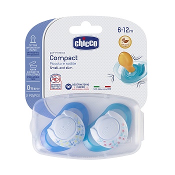 CHICCO SUCCHIETTO COMPACT BOY S6-16 MESI 2 PEZZI - Farmaunclick.it