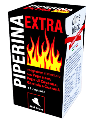 PIPERINA EXTRA DIMA BLACK 45 CAPSULE - Farmaunclick.it