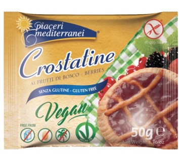 PIACERI MEDITERRANEI CROSTATINE FRUTTI DI BOSCO 50 G - Farmaunclick.it