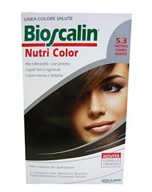 BIOSCALIN NUTRI COLOR 5,3 CASTANO CHIARO DORATO SINCROB 124 ML - Farmaunclick.it