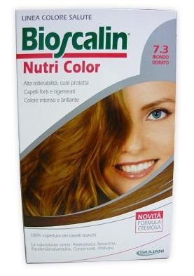 BIOSCALIN NUTRI COLOR 7,3 BIONDO DORATO SINCROB 124 ML - Farmaunclick.it