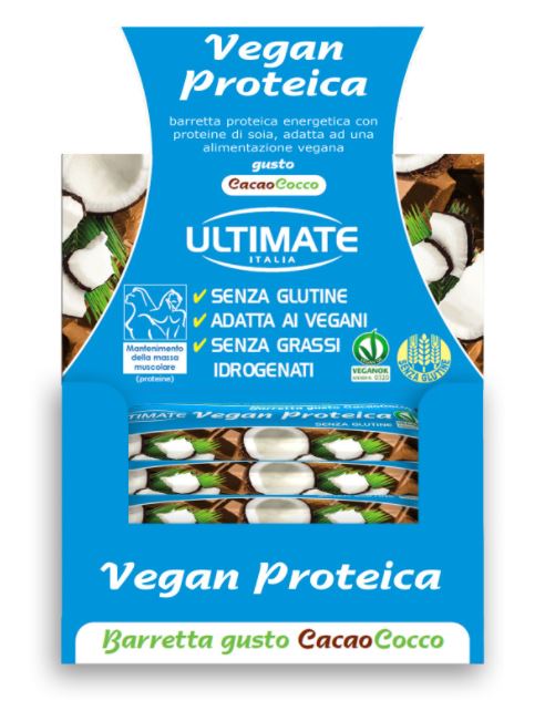 BARRETTA VEGAN PROTEICA CACAO/COCCO 24 PEZZI - Farmaunclick.it