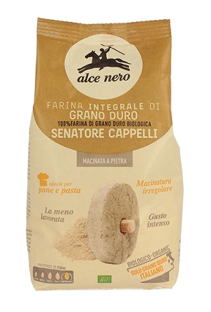 FARINA INTEGRALE SENATORE CAPPELLI BIO MACINATA A PIETRA 500 G - Farmaunclick.it