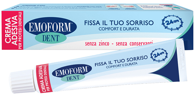 EMOFORM DENT CREMA ADESIVA PER PROTESI DENTALI 45 G PROMOZIONE - Farmaunclick.it