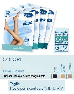 SAUBER COLLANT 70 DENARI MAGLIA LISCIA N BEIG 5 LINEA CLASSICA - Farmaunclick.it