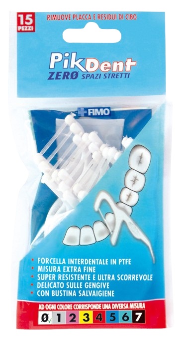 PIKDENT ZERO SPAZI STRETTI 15 FORCELLE INTERDENTALI - Farmaunclick.it