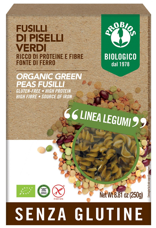 PROBIOS SPECIALITA' DI PISELLI VERDI FUSILLI 250 G - Farmaunclick.it