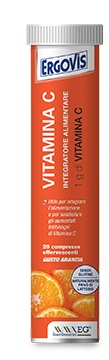 ERGOVIS VIT C 1000MG 20 COMPRESSE EFFERVESCENTI - Farmaunclick.it