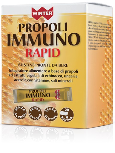 WINTER PROPOLI IMMUNO RAPID 20 BUSTINE - Farmaunclick.it