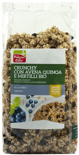 CRUNCHY CON AVENA QUINOA E MIRTILLI - Farmaunclick.it