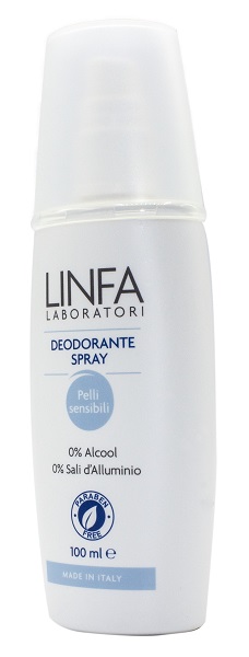 LINFA DEODORANTE SPRAY PELLI SENSIBILI 100 ML - Farmaunclick.it