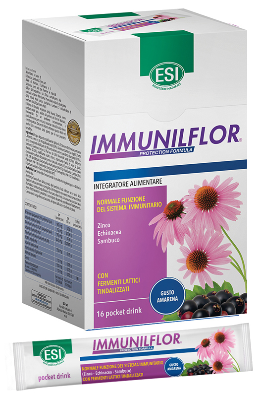 ESI IMMUNILFLOR 16 POCKET DRINK X 20 ML - Farmaunclick.it
