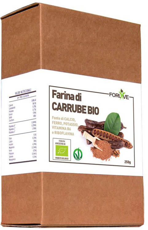 FARINA DI CARRUBE BIO 250 G - Farmaunclick.it