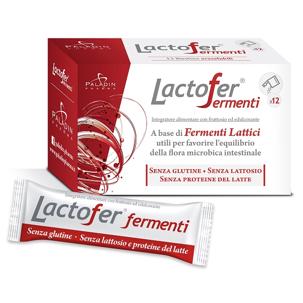LACTOFER FERMENTI 12 BUSTINE OROSOLUBILI - Farmaunclick.it