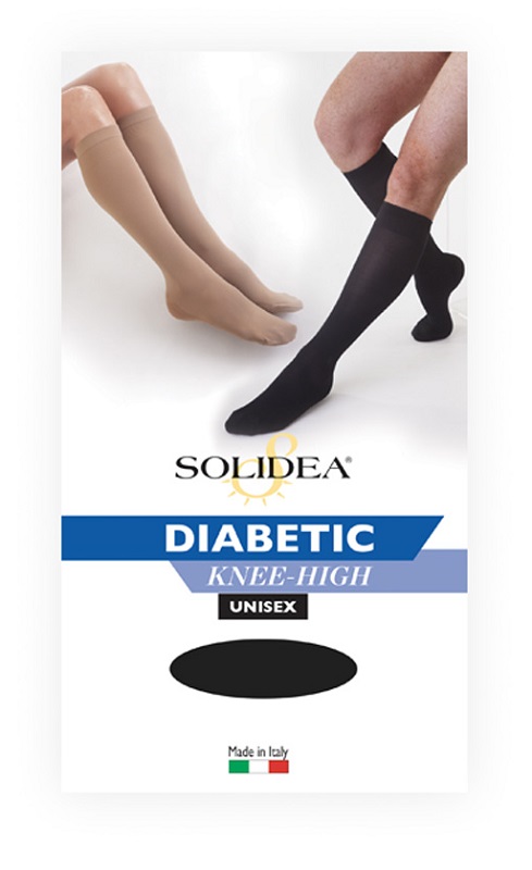DIABETIC KNEE-HIGH NERO 3-L - Farmaunclick.it