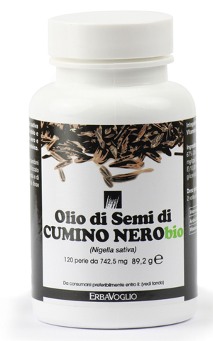 OLIO SEMI CUMINO NERO BIO - 120 PERLE - Farmaunclick.it